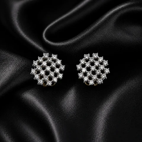 Celestia Diamond Cluster Studs