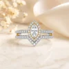 Celestia Marquise Halo Diamond Ring